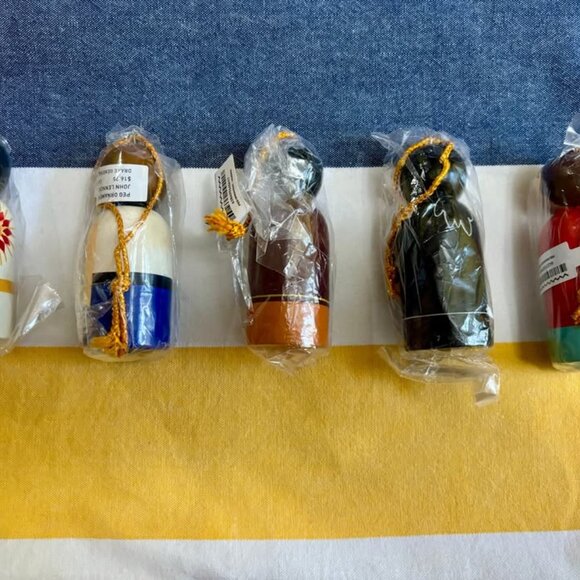 PEG Ornaments: Iconic Musicians (Drake General Store) Set of 5 for $50 - Picture 2 of 2